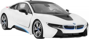BMW i8 biely RASTAR 1:14 RC auto na diaľkové ovládanie + ovládač 2,4 GHz