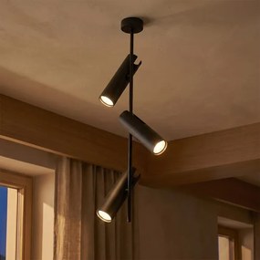 Brilagi - Luster na tyči BRANCH 3xGU10/30W/230V čierna