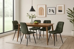 Noela Menčestrová jedálenská stolička ARIA zelená