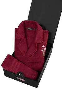 Soft Cotton Luxusný dámsky župan + uterák LILLY v darčekovom balení