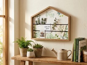 Nástenná doska na fotografie GREEN LIFE, prírodná