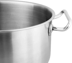 ST Veľký nerezerový hrniec 26cm so sklenenou pokrievkou 10l