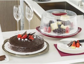 BAMA Servírovací otočný tanier s poklopom Barva: hnědá