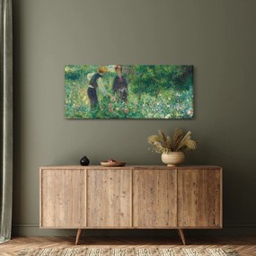 Obraz - Auguste Renoir, Picking Flowers, reprodukcia (120x50 cm)