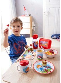 Desiatový box s priehradkou - Hasič