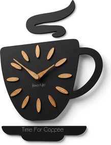 Nástenné kuchynské hodiny z dreveného hrnčeka Flexistyle z20-1d-dx-eco