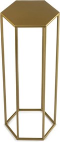 STOJAN NA KVETINÁČ HEXA 70X24X28 CM ZLATÁ