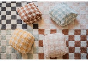 Hnedý taburet Vichy Toffee – Lorena Canals