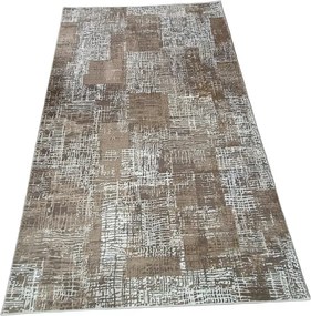 HU Béžový  koberec Luxess 10133-Beige Rozmer: 60x110 cm