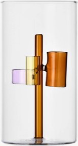 Ručne vyrobená sklenená váza Standy, V 20 cm
