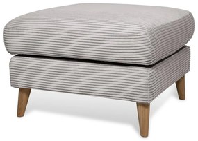 Svetlosivá menčestrová podnožka Paris – Scandic