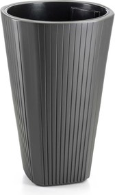 PLASTOVÝ KVETINÁČ MORA 39X61 CM ANTRACITOVÁ