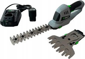 Akumulátorové nožnice Ego CHT2001E 12V na živý plot, trávu a kríky, batérie