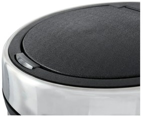 Tmavosivý dotykový oceľový odpadkový kôš 30 l – MSV