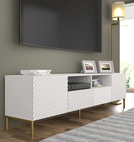 TV stolík/skrinka Surfy 2D (biela). Vlastná spoľahlivá doprava až k Vám domov. 1057581