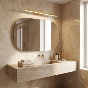 Toolight Toolight, LED nástenné svietidlo, 73cm, 14W, 4000K, 1500lm, SWE006-1W, zlatá lesklá, OSW-20105