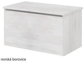 Detská truhla na hračky RUŽOVÝ MACKO