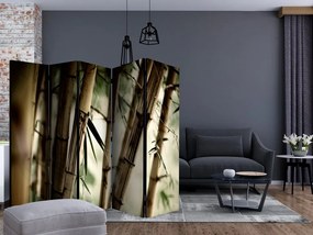 Artgeist Paraván - Fog and bamboo forest [Room Dividers]
