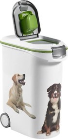 CURVER Zásobník a kontajner na krmivo pre psov, tesniaci s kolieskom, XXL (54l, 20kg krmiva)