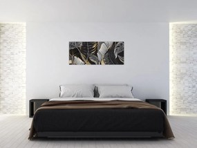 Obraz - Zlatá džungľa (120x50 cm)