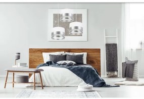 Luster na lanku MILO 3xE27/60W/230V strieborná