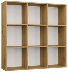 Regál MALAX 3x3 110 cm dub remeselný