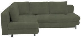 Rohová sedacia súprava Cali L Sierra 752 zelená