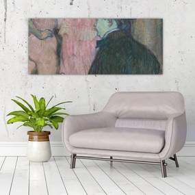 Obraz - Henri de Toulouse-Lautrec, Maxime Dethomas, reprodukcia (120x50 cm)