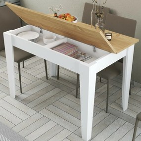 Jedálenský stôl Kiev White and Oak