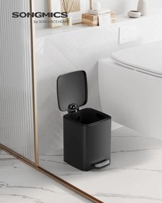 Odpadkový koš Salomi 6 L černý