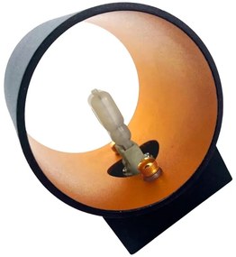 Nástenné svietidlo SQUALLA TUBA 1xG9/50W/230V čierna/zlatá