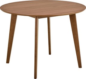 ROXY prírodný orech 90 cm - OKRÚHLY DREVENÝ STÔL DO KUCHYNE/JEDÁLNE RETRO