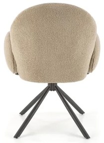 Jedálenská stolička KIVA, 1 ks, hnedá