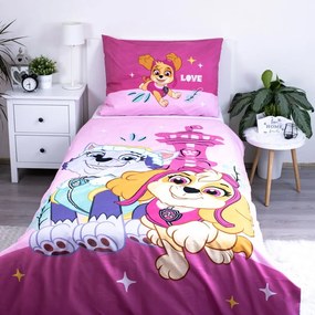 Detská obliečka na jednolôžko z mikrovlákna 140x200 cm Paw Patrol – Jerry Fabrics