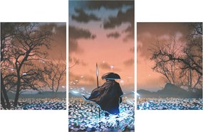 Obraz - Ilustrácia bojovníka (90x60 cm)