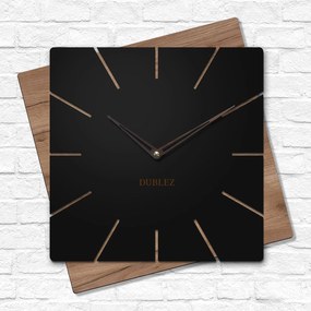 DUBLEZ | Atypické hodiny z dreva - Diagonala