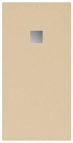 VILLEROY &amp; BOCH Planeo obdĺžniková sprchová vanička akrylátová, s technológiou RockLite, štandardný model, protišmyk (A), 1600 x 800 x 48 mm, Nature Sand, UDA1680PLA2V-4N
