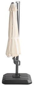 Béžový slnečník ø 350 cm Shadowflex Deluxe – Hartman