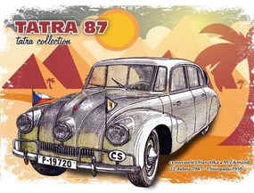 Ceduľa Tatra 87 - Tatra collection