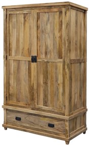 furniture-nabytek.cz - Drevená šatníková skriňa 120x60x200 z masívu mango