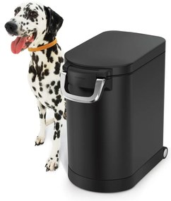 Simplehuman Kontajner na suché krmivo s poistkou 25 l, čierna mat, 25 l