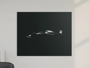 drevko Drevený obraz na stenu Formula Rozmer obrazu: 32,5 x 40,5 cm, Farba dekorácie: Čierna