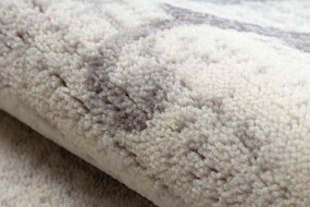 Koberec vlnený ANGEL 6623 / 52022 ornament, s rámom, béžový