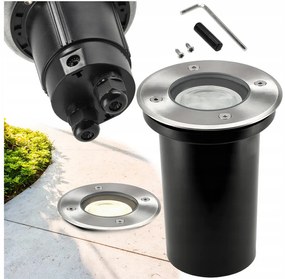 BERGE 2x Okrúhle svietidlo do príjazdovej cesty IP65 - GU10 - 230V - zapustené