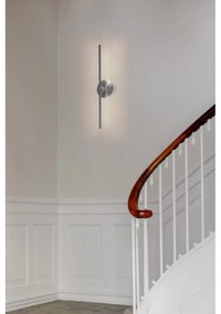 Kovové LED stmievateľné nástenné svietidlo v striebornej farbe Omni Wall – UMAGE