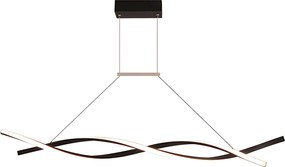 Toolight Toolight, LED závesné osvetlenie 120cm, 46W, 3000K, 2000lm, LHJ020-CP, čierna, OSW-50046