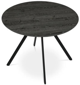 Autronic BONTEC Okrúhly jedálenský stôl 100x100cm, lamino, šedý dub, HT-R5010 GREY Farba: Šedá