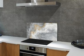 Sklenený obklad do kuchyne Kameň z mramoru škvrny 120x60 cm