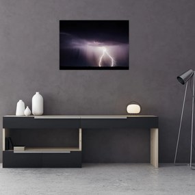 Sklenený obraz - Búrka (70x50 cm)