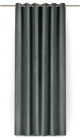 Tmavosivý zamatový dimout záves 265x270 cm Velto – Filumi